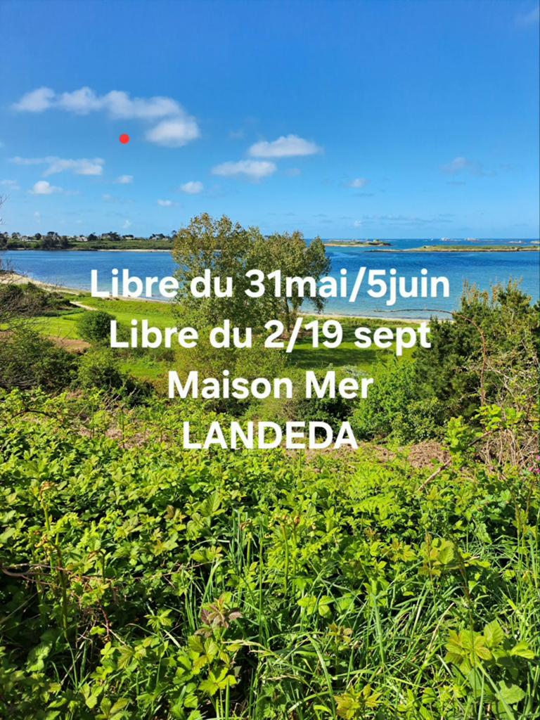 Bretagne - Maison Mer Plage LANDEDA - Libre 31mai/5juin, Vacances, Maisons de vacances | France, Bretagne, Maison de campagne ou Villa
