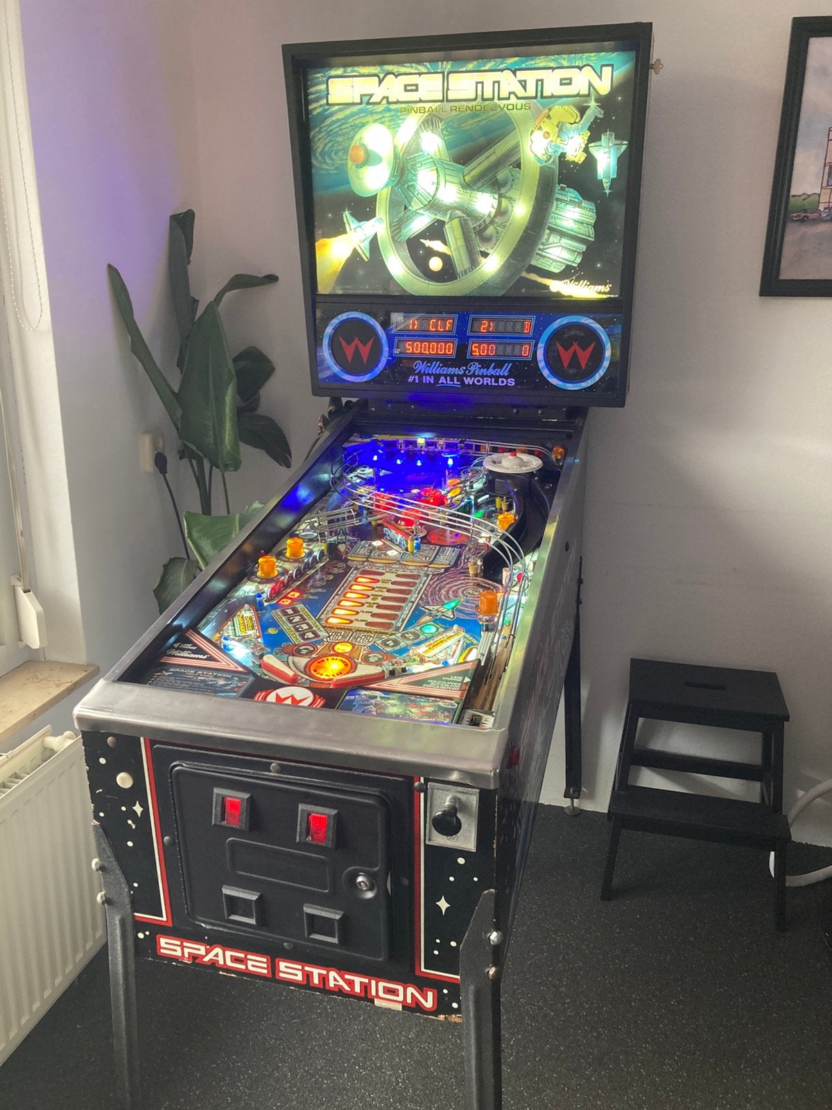 Space Station flipperkast, Verzamelen, Ophalen, Zo goed als nieuw, Flipperkast, Williams