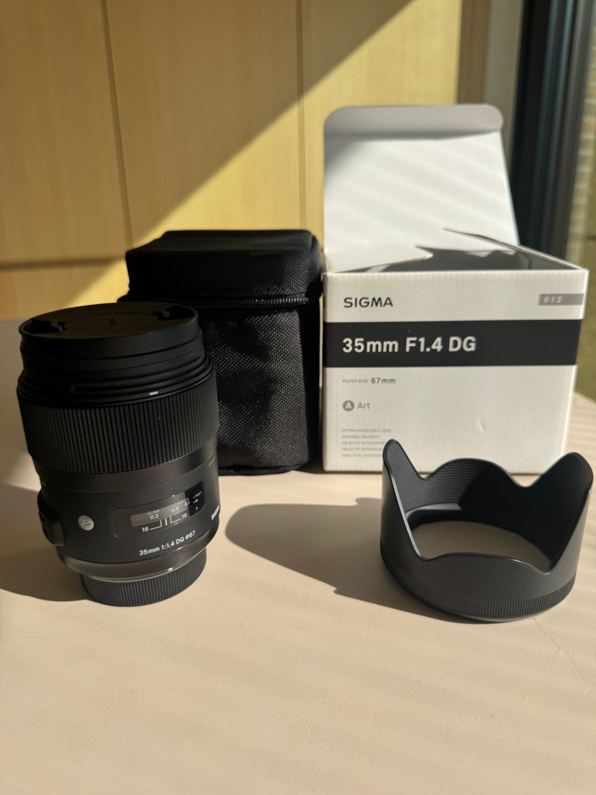 Sigma art 35mm F1.4 DG voor nikon, Ophalen, Zo goed als nieuw, Sigma, 35 mm
