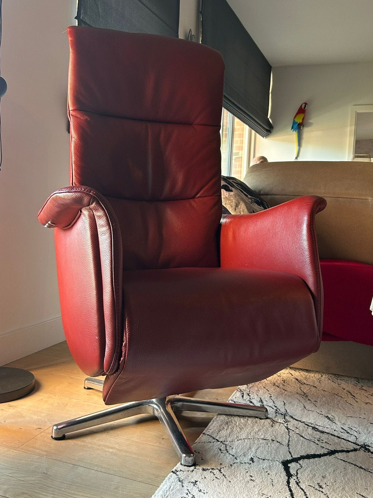 Rode relax zetel, Ophalen, Zo goed als nieuw