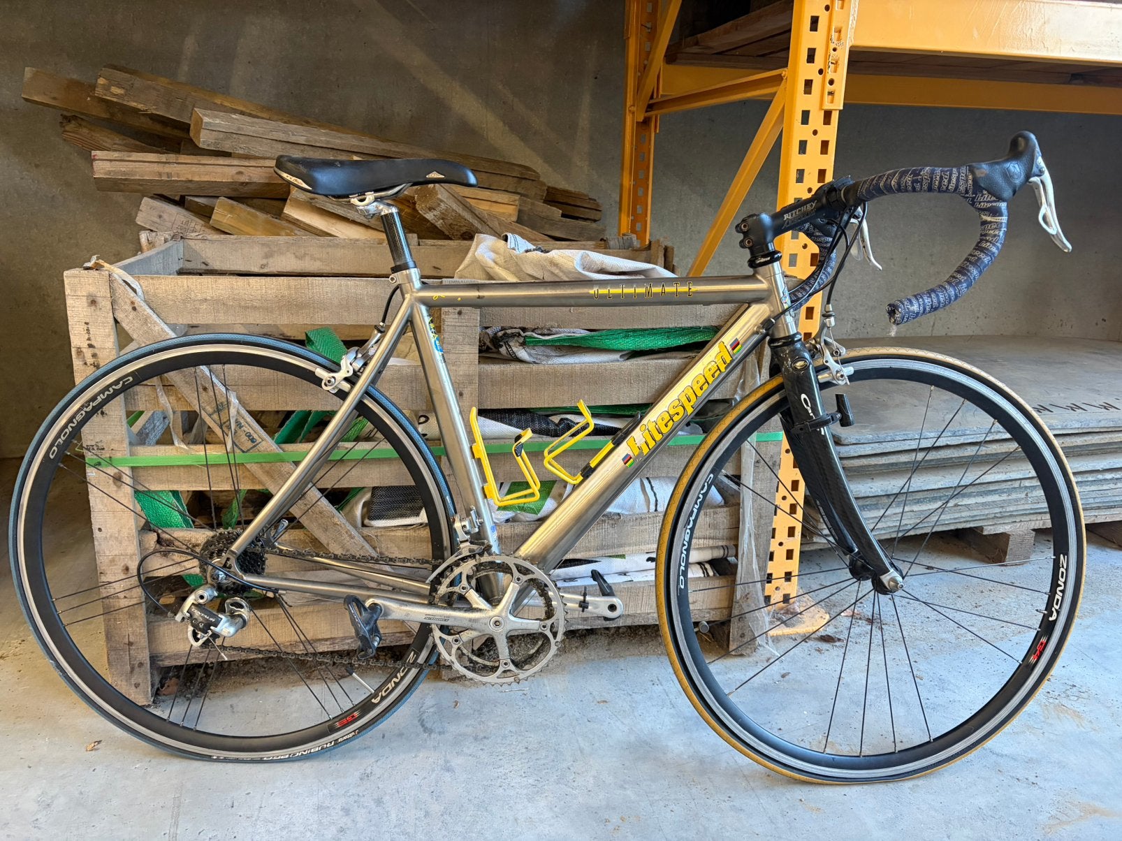 Litespeed koersfiets titanium maat 52, Fietsen en Brommers, Gebruikt, Velgrem, 49 tot 53 cm, 15 tot 20 versnellingen