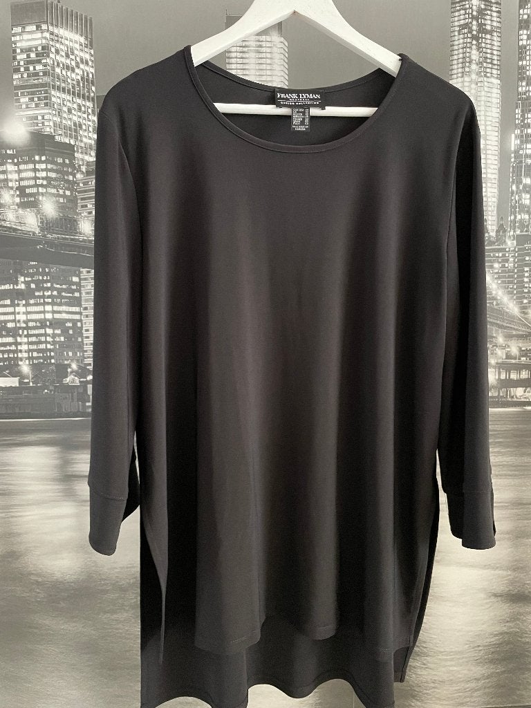 zwart T-shirt Frank Lyman Design 48-50, Frank Lyman Design, Verzenden, Zwart, Maat 46/48 (XL) of groter