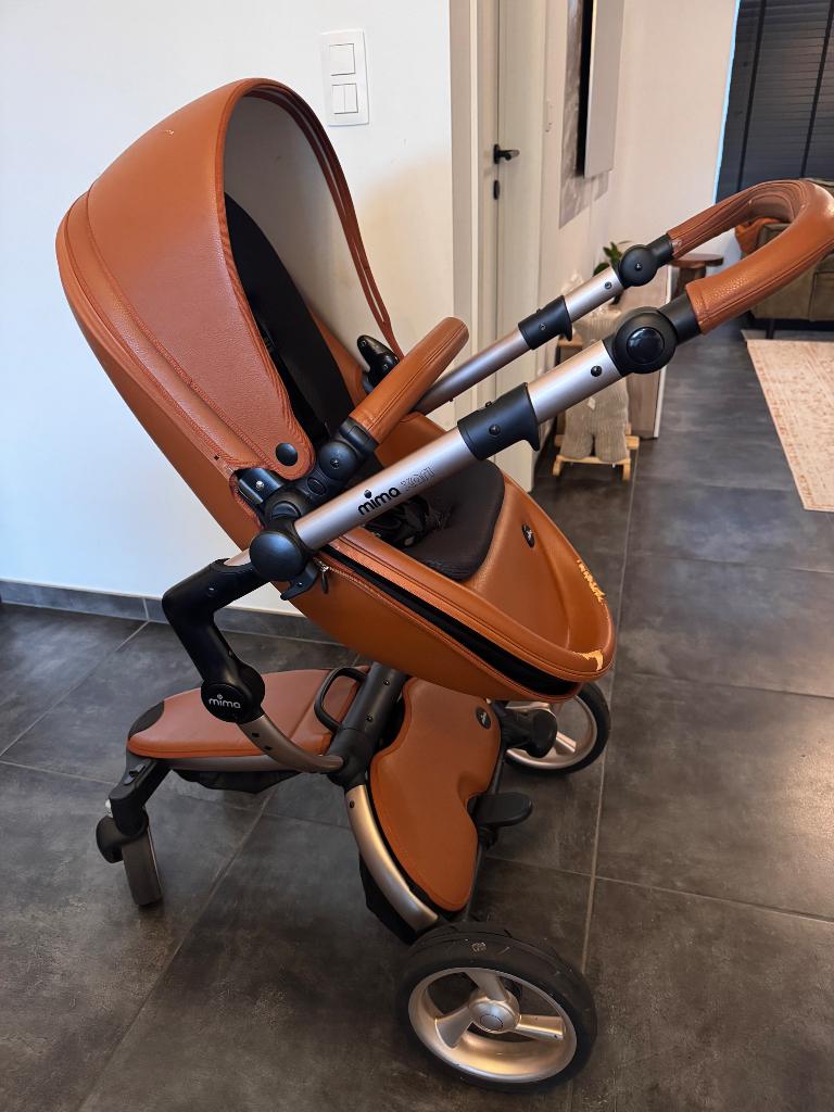 Luxe Mima Xari buggy + reiswieg, Ophalen, Gebruikt, Overige merken, Zonnekap