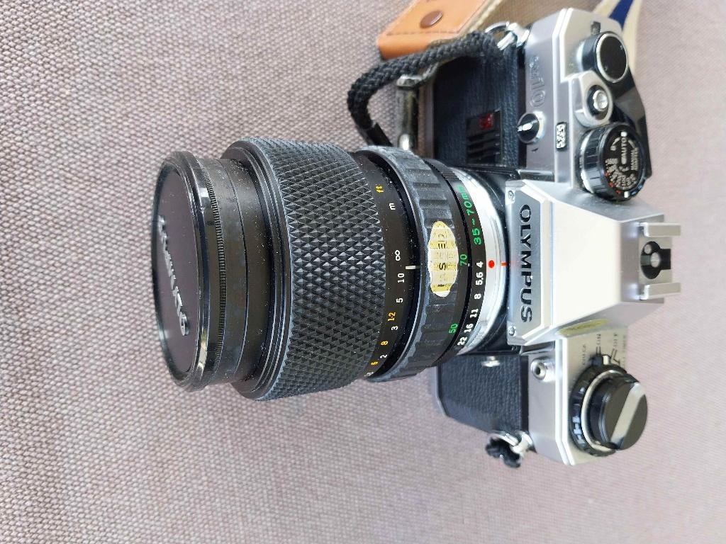Analoog foto toestel, Audio, Tv en Foto, Fotocamera's Analoog, Ophalen, Gebruikt, Spiegelreflex, Olympus