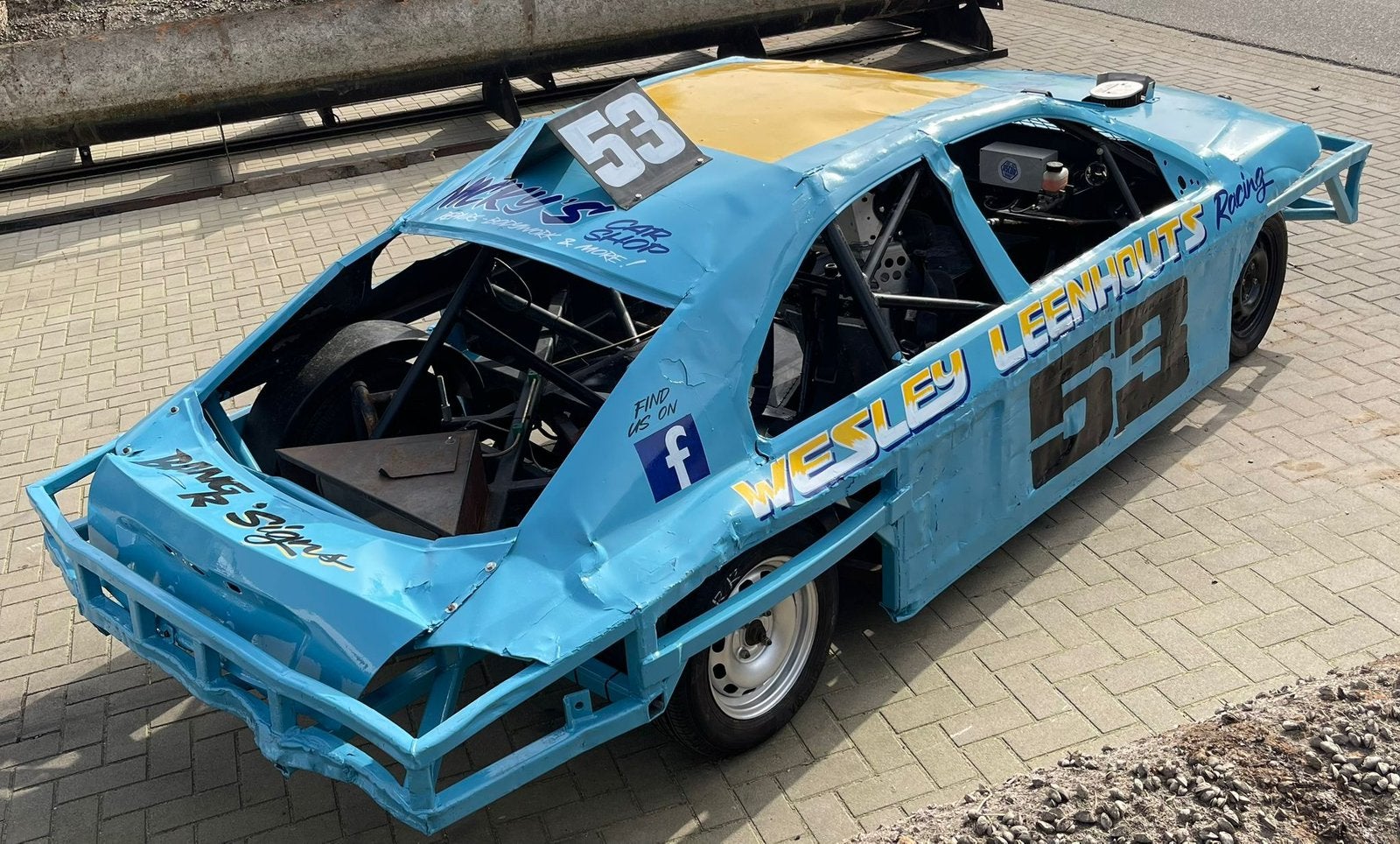 2L Saloon Stockcar zonder motor & ecu MOET WEG, Enlèvement