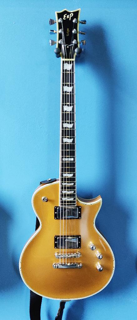 GEZOCHT: ESP Eclipse Standard Series Gold, Muziek en Instrumenten, Ophalen of Verzenden, Gebruikt, Solid body, Overige merken