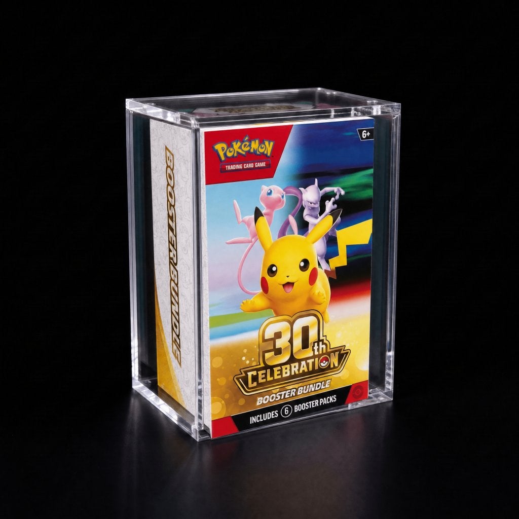 Acryl Display Case | Pokémon Booster Bundle V2, Hobby en Vrije tijd, Ophalen of Verzenden, Nieuw, Boosterbox, Foil