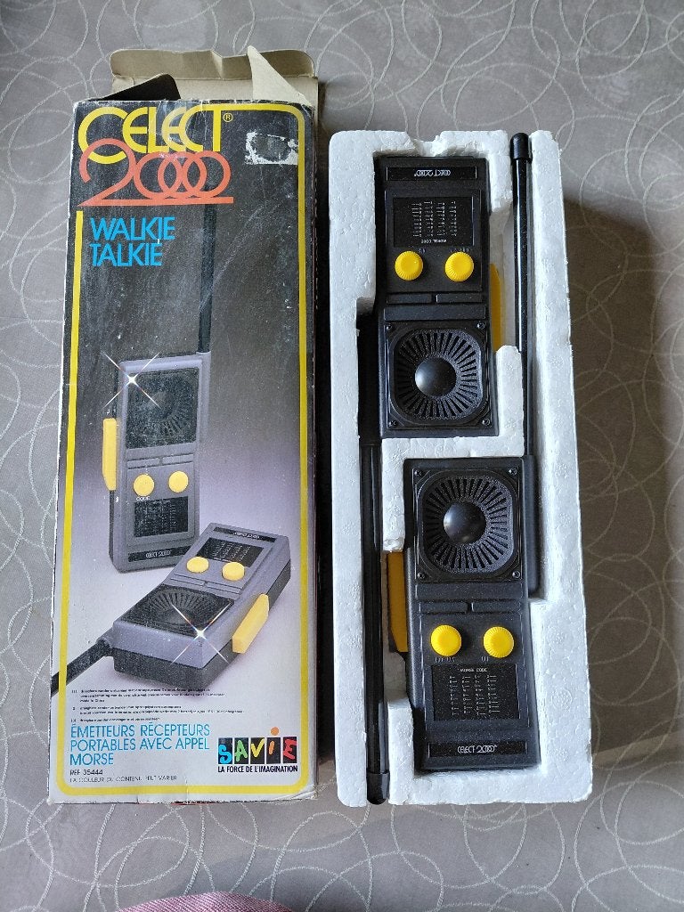 Vintage CELECT 2000 Walkie-Talkie, Telecommunicatie, Ophalen of Verzenden, Zo goed als nieuw, Portofoon of Walkie-talkie