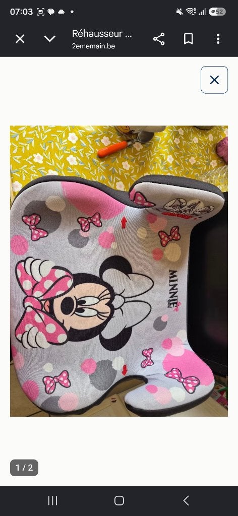 Rehausseur Minnie, Enfants & Bébés, Sièges auto, Enlèvement, Neuf, Chicco, Ceinture de sécurité