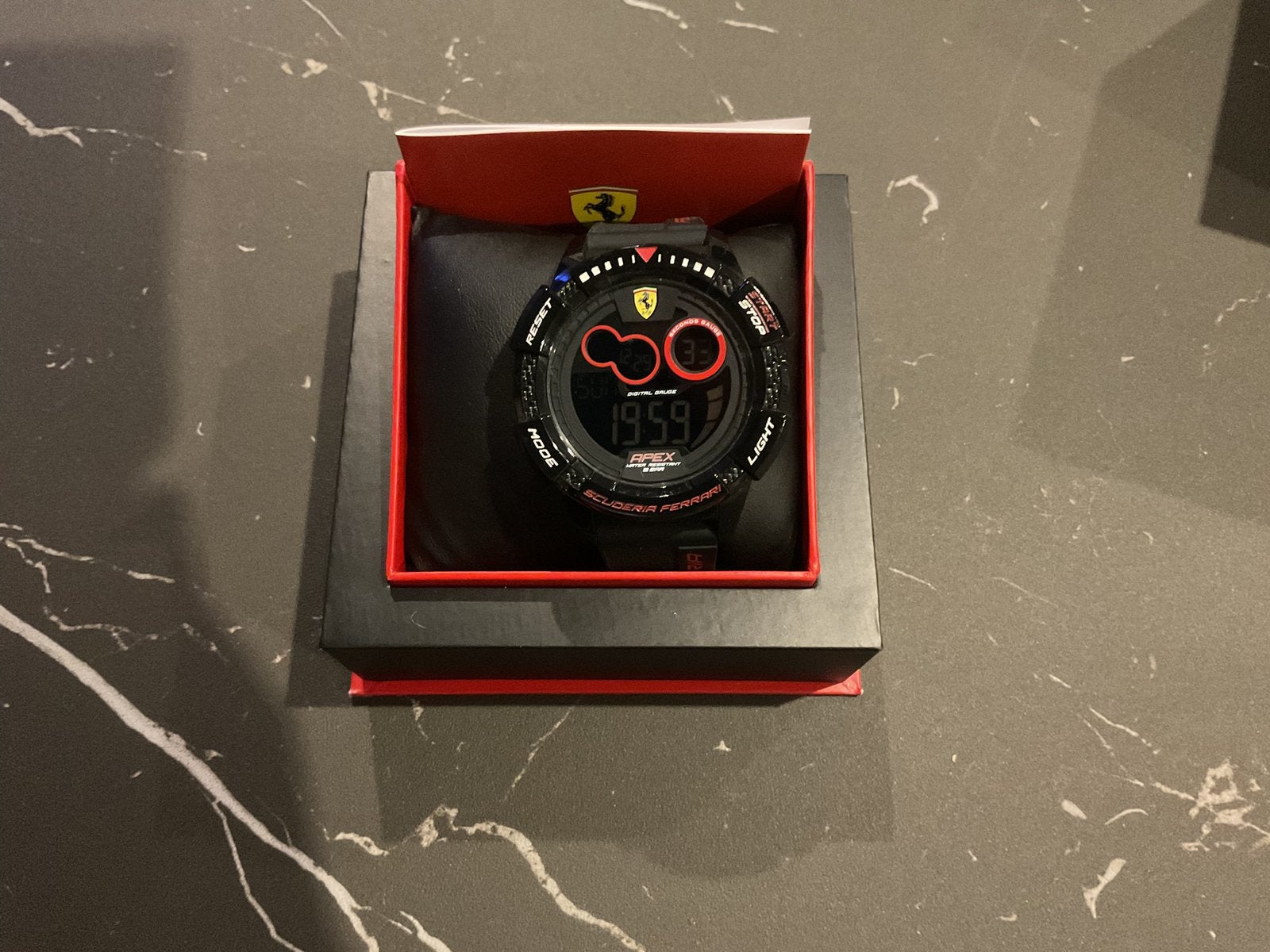 Herenhorloge Ferrari, Handtassen en Accessoires, Horloges | Heren, Ophalen of Verzenden, Zo goed als nieuw