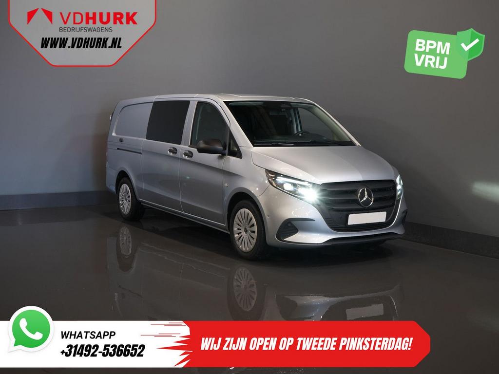 Mercedes-Benz Vito 116 CDI Aut. L3 DC Dubbel Cabine BPM VRIJ, Argent ou Gris, Achat, Entreprise, Mercedes-Benz