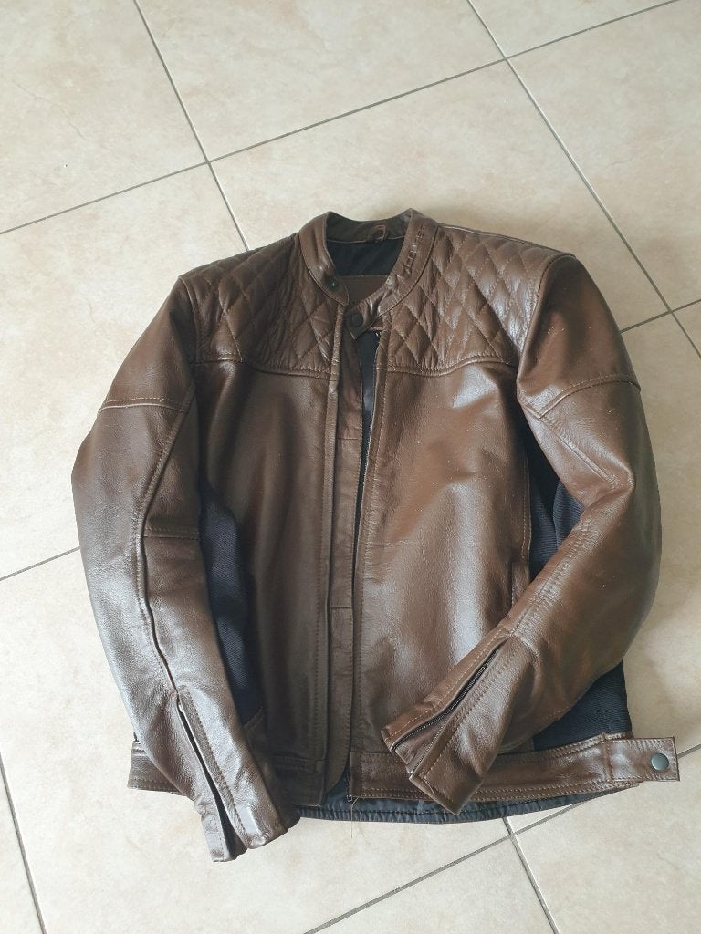 Gilet de moto Cognac Course Medium, Seconde main, Enlèvement ou Envoi, Course, Manteau | cuir