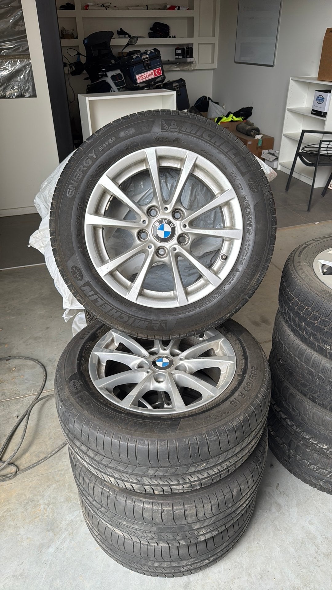 BMW 3-reeks banden, Ophalen, Gebruikt, 16 inch, Banden en Velgen