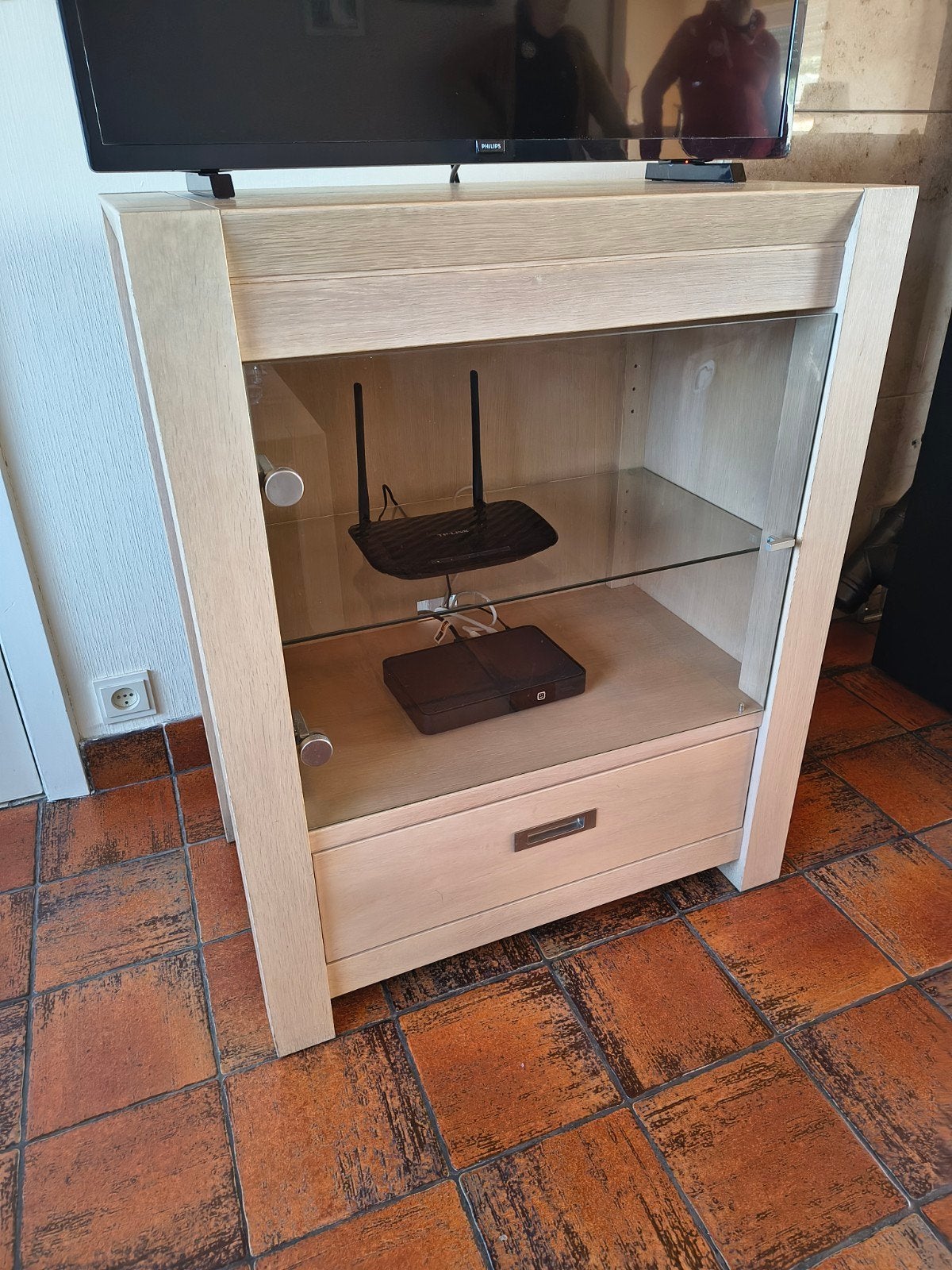 tv meubel, Ophalen
