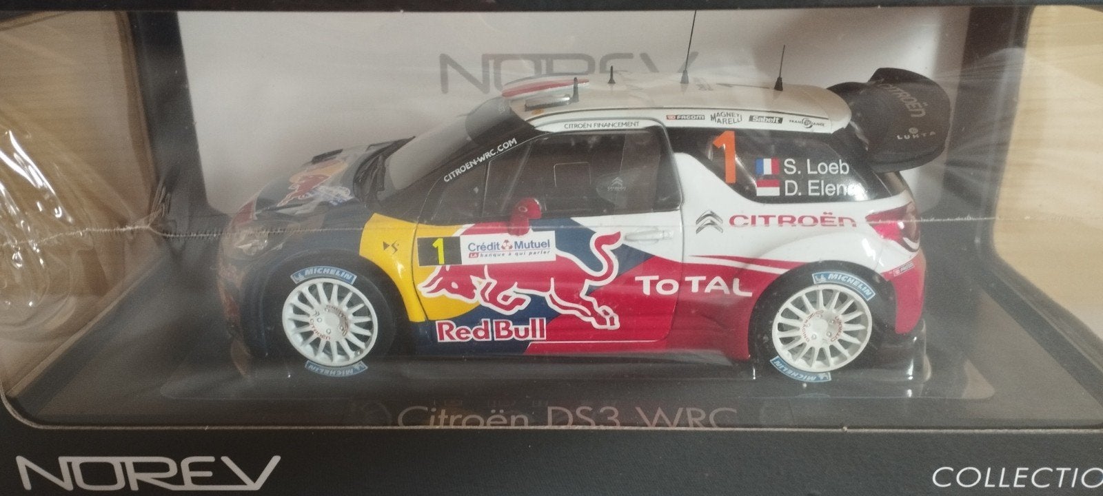 citroen ds3 wrc, Hobby en Vrije tijd, Modelauto's | 1:18, Ophalen of Verzenden, Nieuw, Auto, Norev