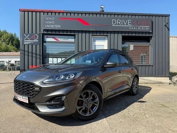Ford Kuga 1.5 ST-Line X/volledig LED/Carplay/GPS/, Auto's, Voorwielaandrijving, Dealer onderhouden, 4 cilinders, Leder