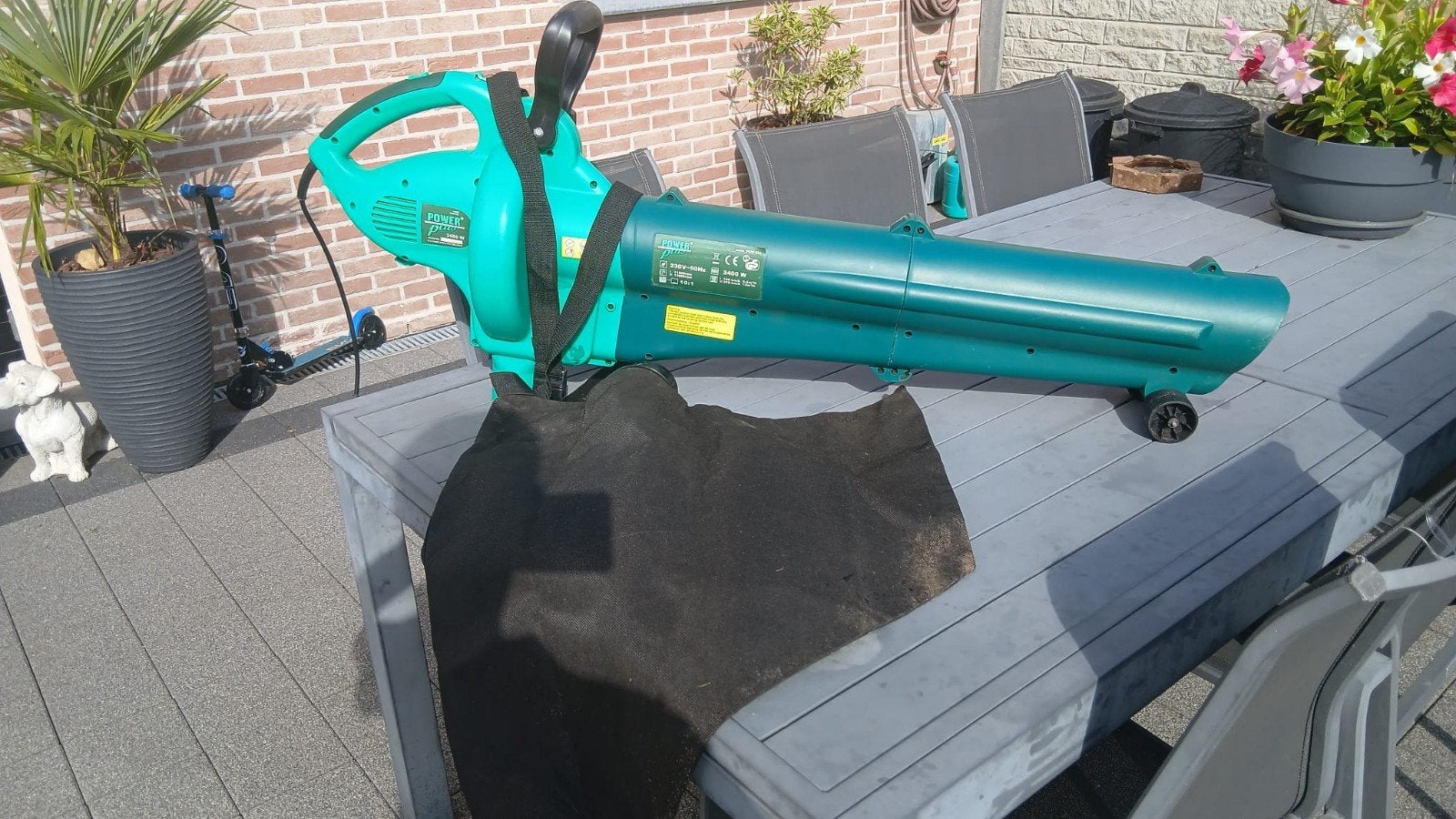 souffleur aspirateur électrique, Enlèvement, Électrique