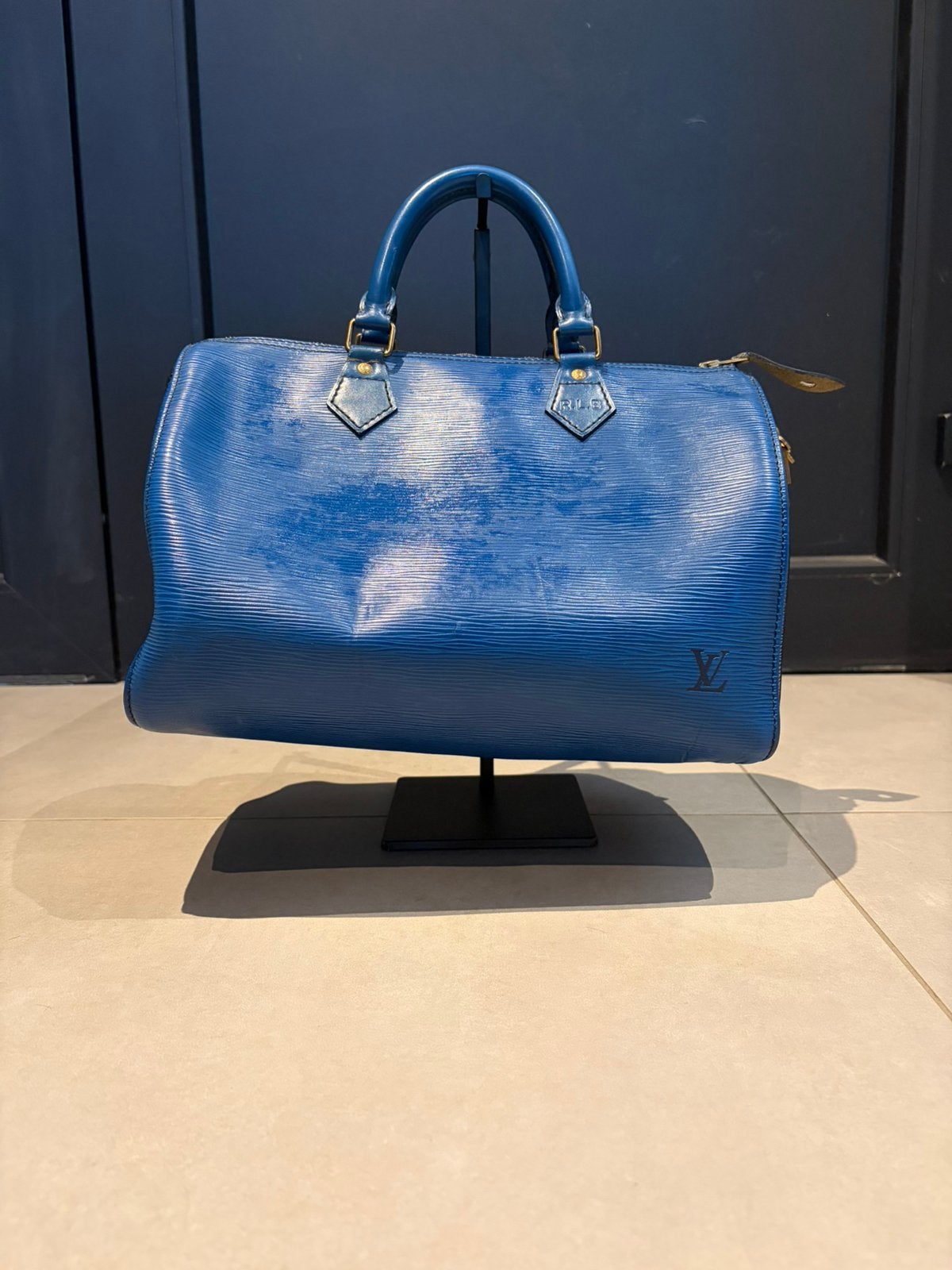 Originlele louis vuitton speedy 30, Ophalen, Zo goed als nieuw, Blauw