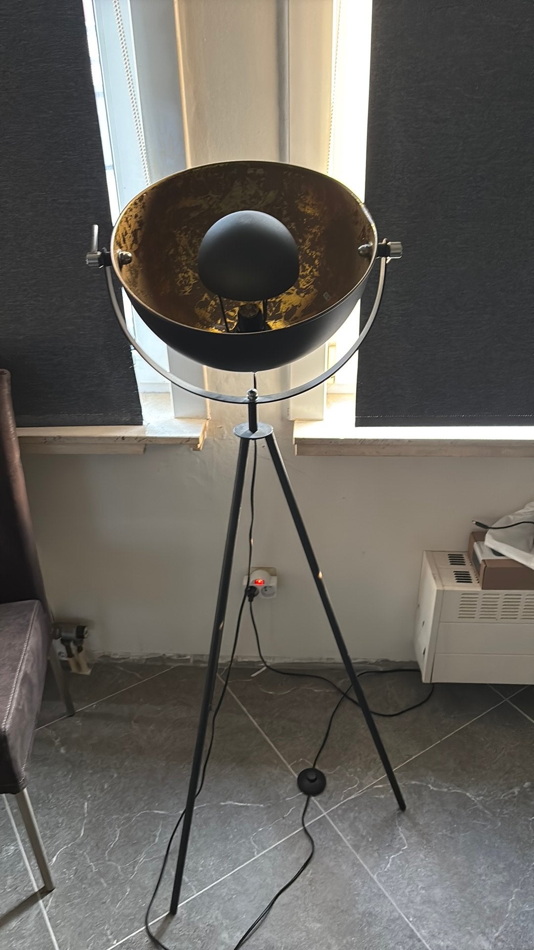 Driepoot vloerlamp, Maison & Meubles, Lampes | Lampadaires, Enlèvement, Comme neuf