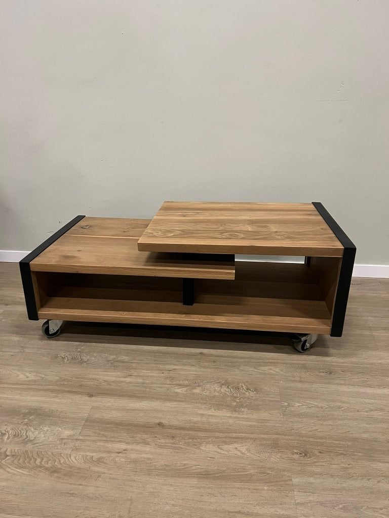 Metalo salontafel van Henders en Hazel nieuw in doos, Huis en Inrichting, 100 tot 150 cm, Eikenhout, Nieuw, Industrieel