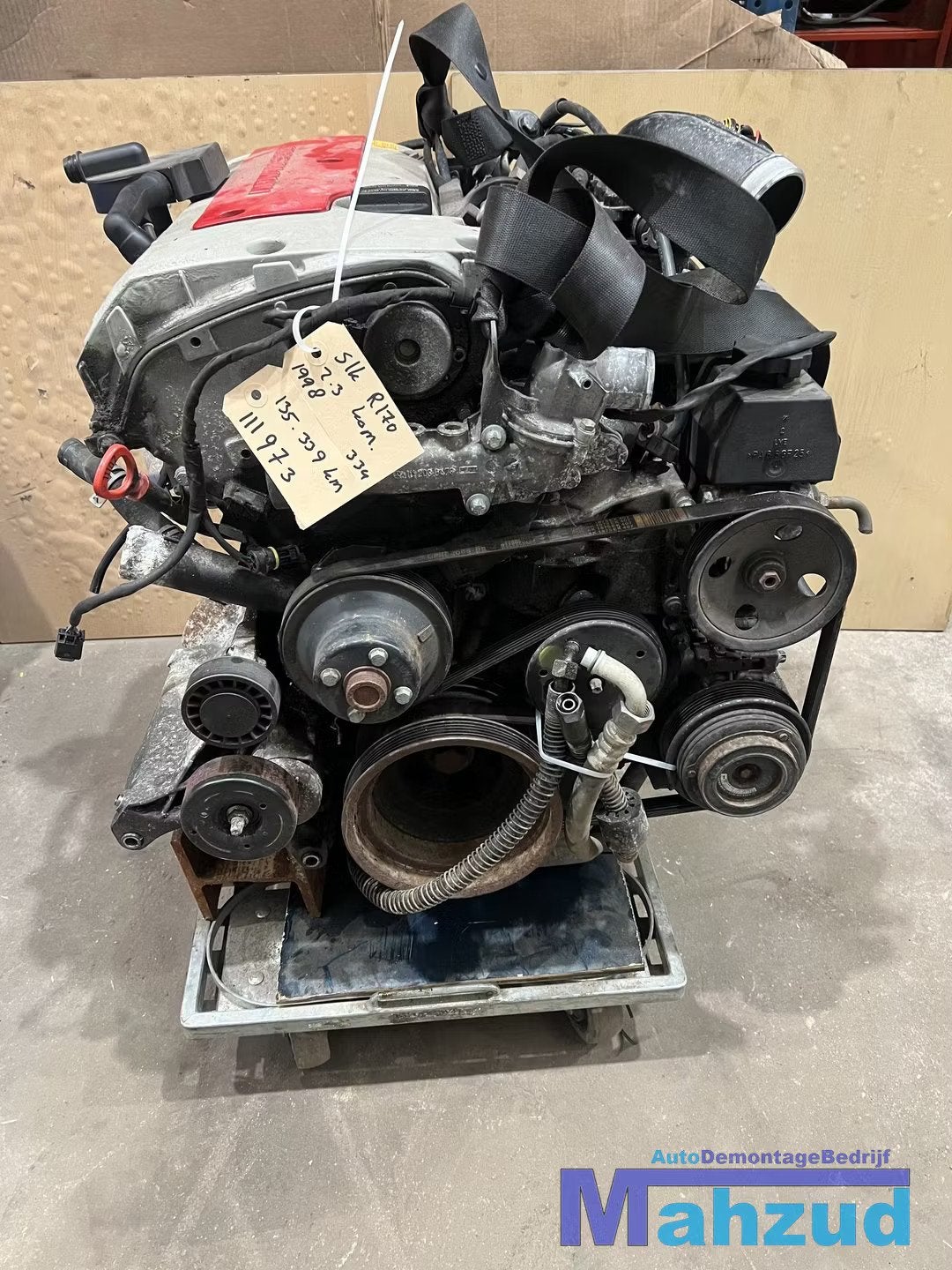 MERCEDES SLK R170 2.3 Kompressor Motorblok 111973 MOTOR, Gebruikt, Mercedes-Benz AG, Mercedes-Benz, Mercedesstrasse 120
70372  Stuttgart, DE