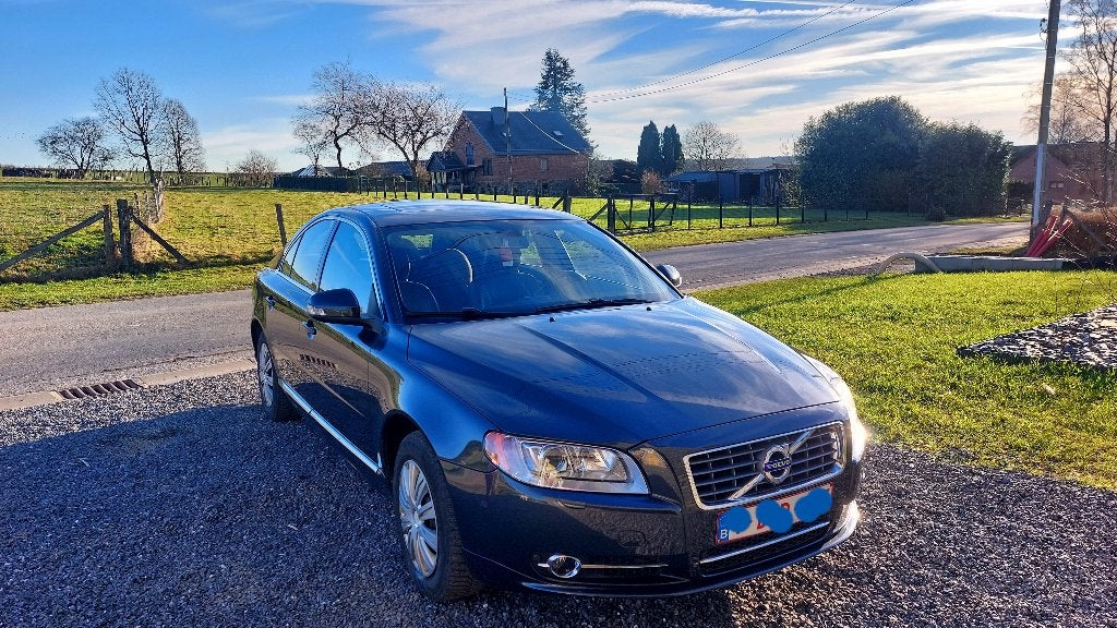 Volvo S80 D3 5cylindre, Auto's, Euro 5, Zwart, Leder, Particulier