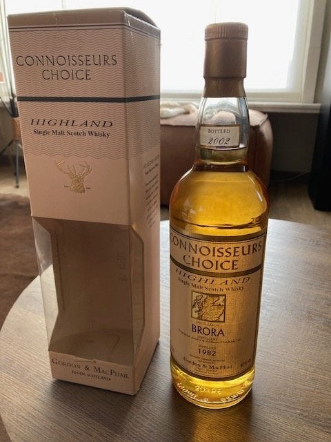 whisky Brora 1982 - 2002, Collections, Vins, Enlèvement ou Envoi, Pleine, Comme neuf, Autres types