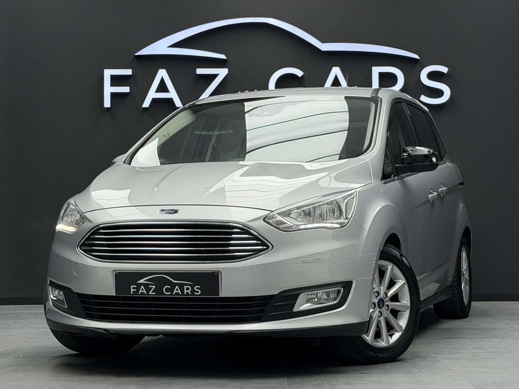Ford Grand C-Max 1.5 EcoBoost Titanium * EXPORT / MARCHAND *, Auto's, Stof, Gebruikt, 4 cilinders, Start-stop-systeem