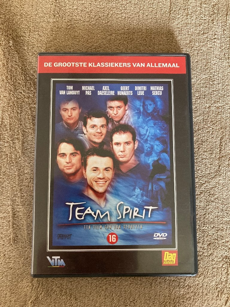 DVD Team Spirit Een film van Jan Verheyen Nederlandstalig, Cd's en Dvd's, Vanaf 16 jaar, Drama, Ophalen of Verzenden, Zo goed als nieuw