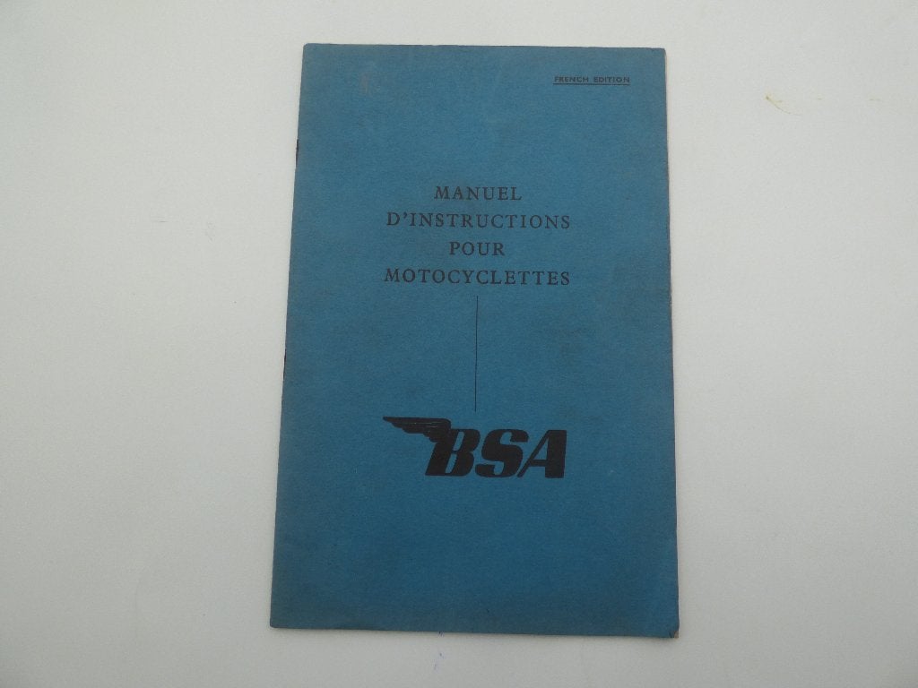 BSA D1, C10, B31, B33, M20, M21,... CARNET D'ENTRETIEN, Motos, Enlèvement ou Envoi