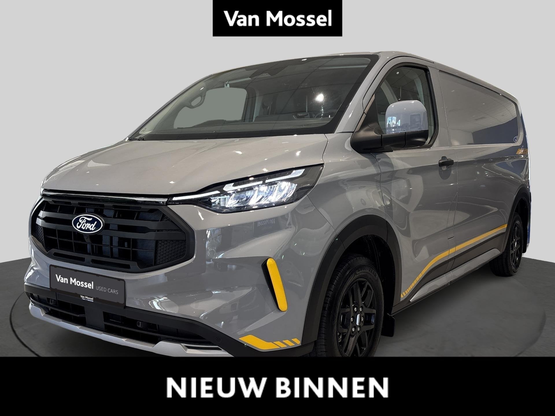Ford Transit Custom 150Pk/110Kw FWD Trail - Driver Assist -, Autos, Neuf, Argent ou Gris, Entreprise, 3 places