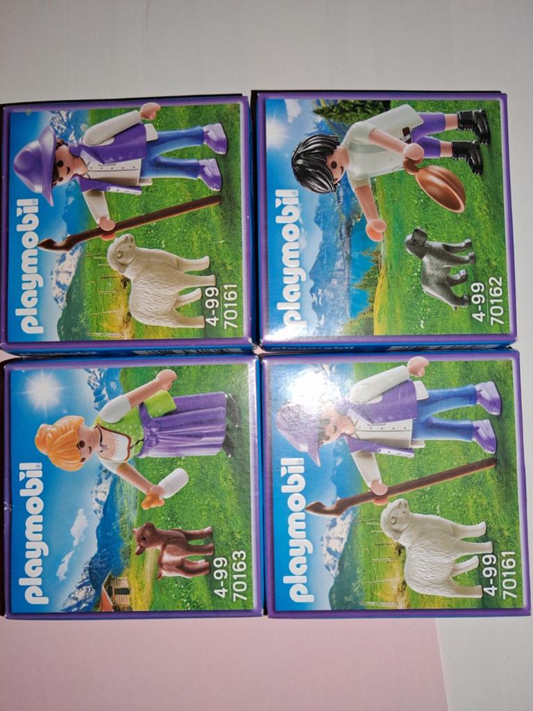 4 setjes playmobil Milka, Kinderen en Baby's, Speelgoed | Playmobil, Ophalen