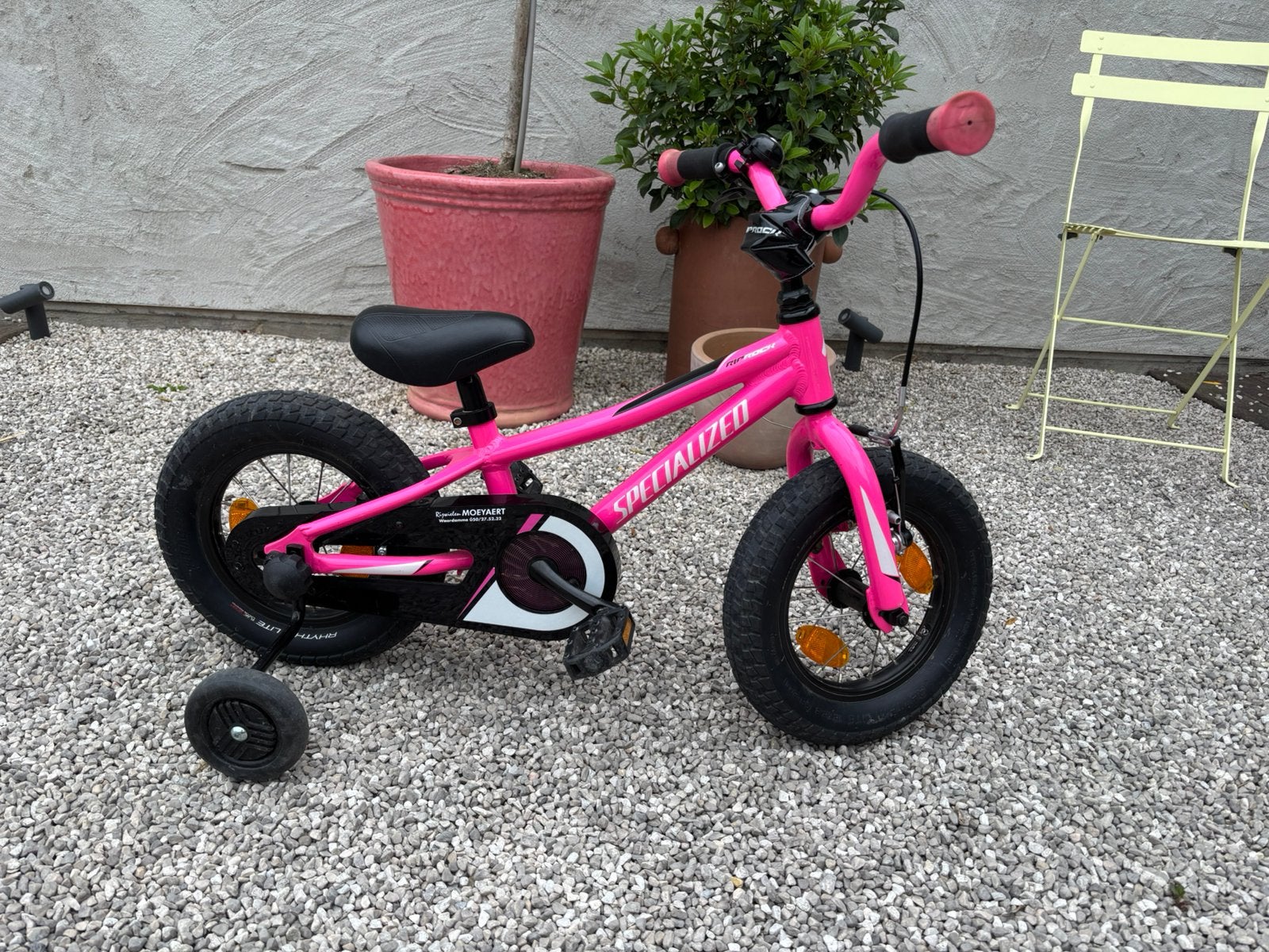 Kinderfiets 12 inch specialized, Fietsen en Brommers, Ophalen, Terugtraprem, Zijwieltjes, Gebruikt