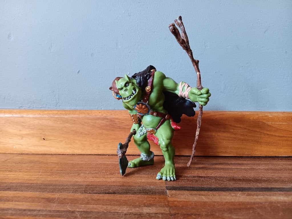 Le troll Waghar de l'Orc vert Papo (2002), Collections, Jouets miniatures, Comme neuf, Enlèvement ou Envoi