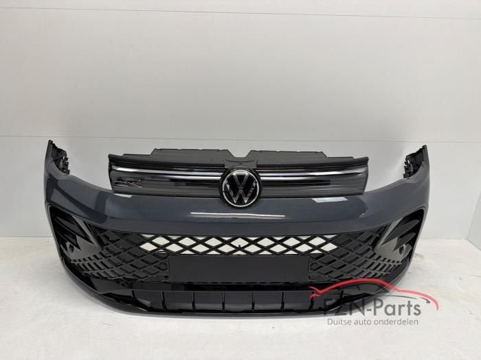 VW Tiguan 571 Voorbumper R-Line met Grille 6PDC LC7Q, Ophalen of Verzenden, Gebruikt, Voor, Bumper