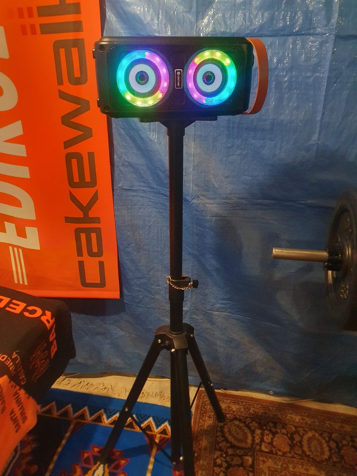 Stereo bluetooth partybox Denver, Musique & Instruments, Amplis | Clavier, Moniteur & Sono, Enlèvement