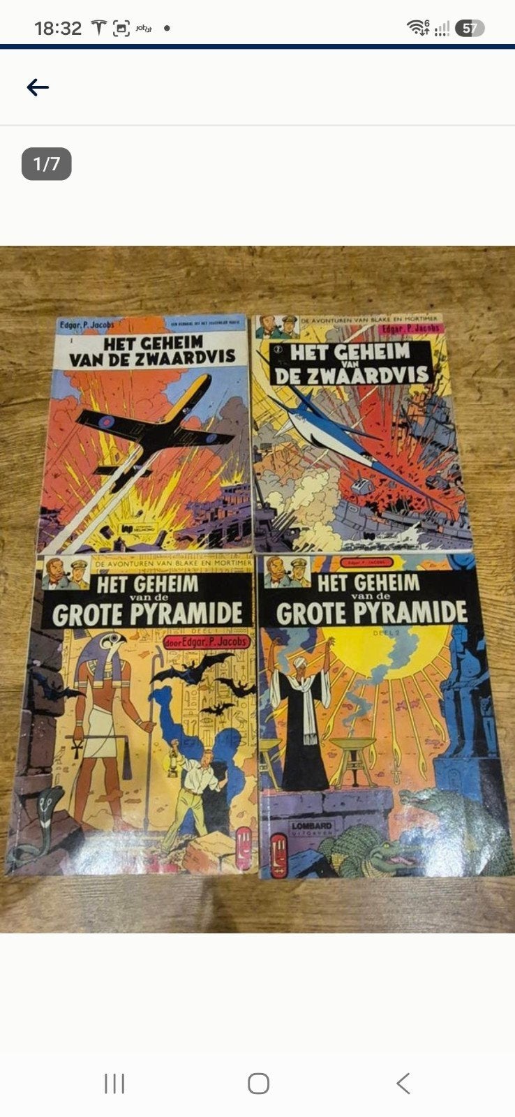 3 stripreeksen, zie foto, Complete serie of reeks, Ophalen, Gelezen
