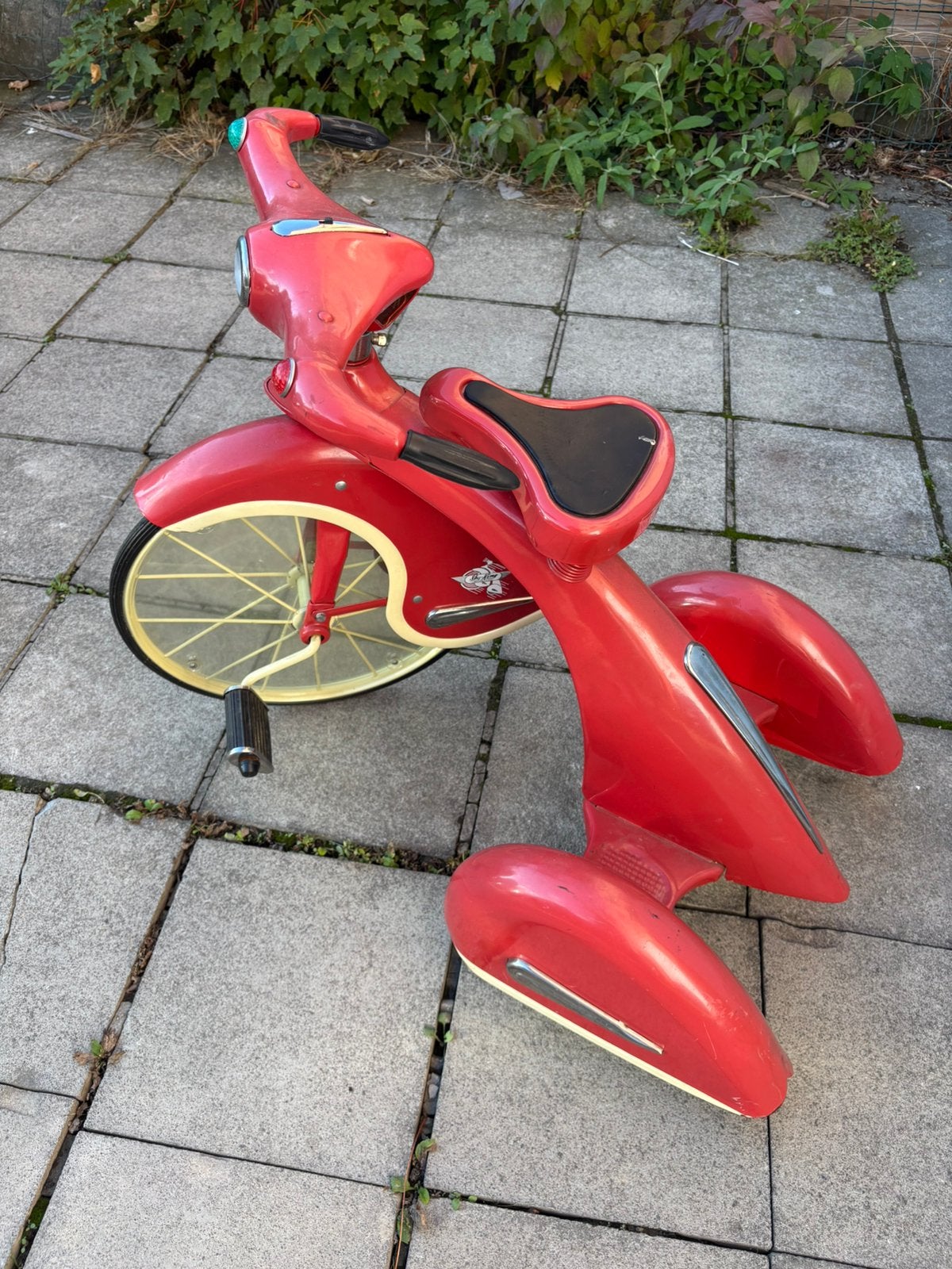 Tricycle vintage retro rouge - AFC Collectibes, Enlèvement, Utilisé