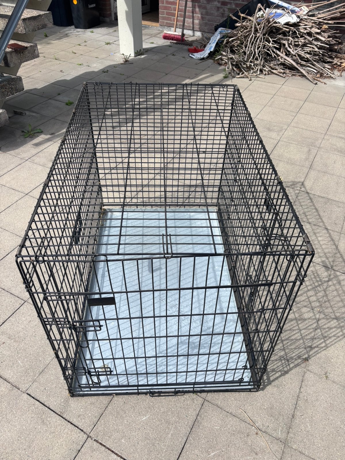 Grote hondenbench L 105 x 63 x 73 cm, Dieren en Toebehoren, Ophalen, Zo goed als nieuw