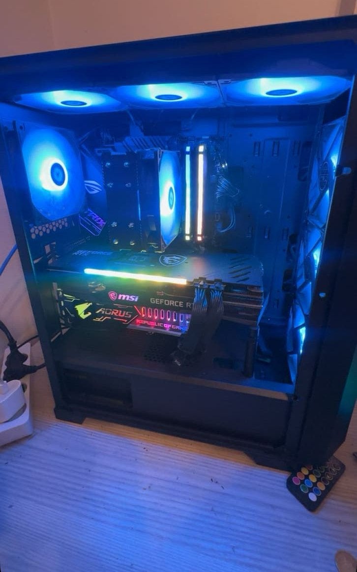 Intel I7 10700k gaming pc, MSI RTX 3070 16GB RAM, WINDOWS 11, Comme neuf, Gaming, SSD, Avec carte vidéo