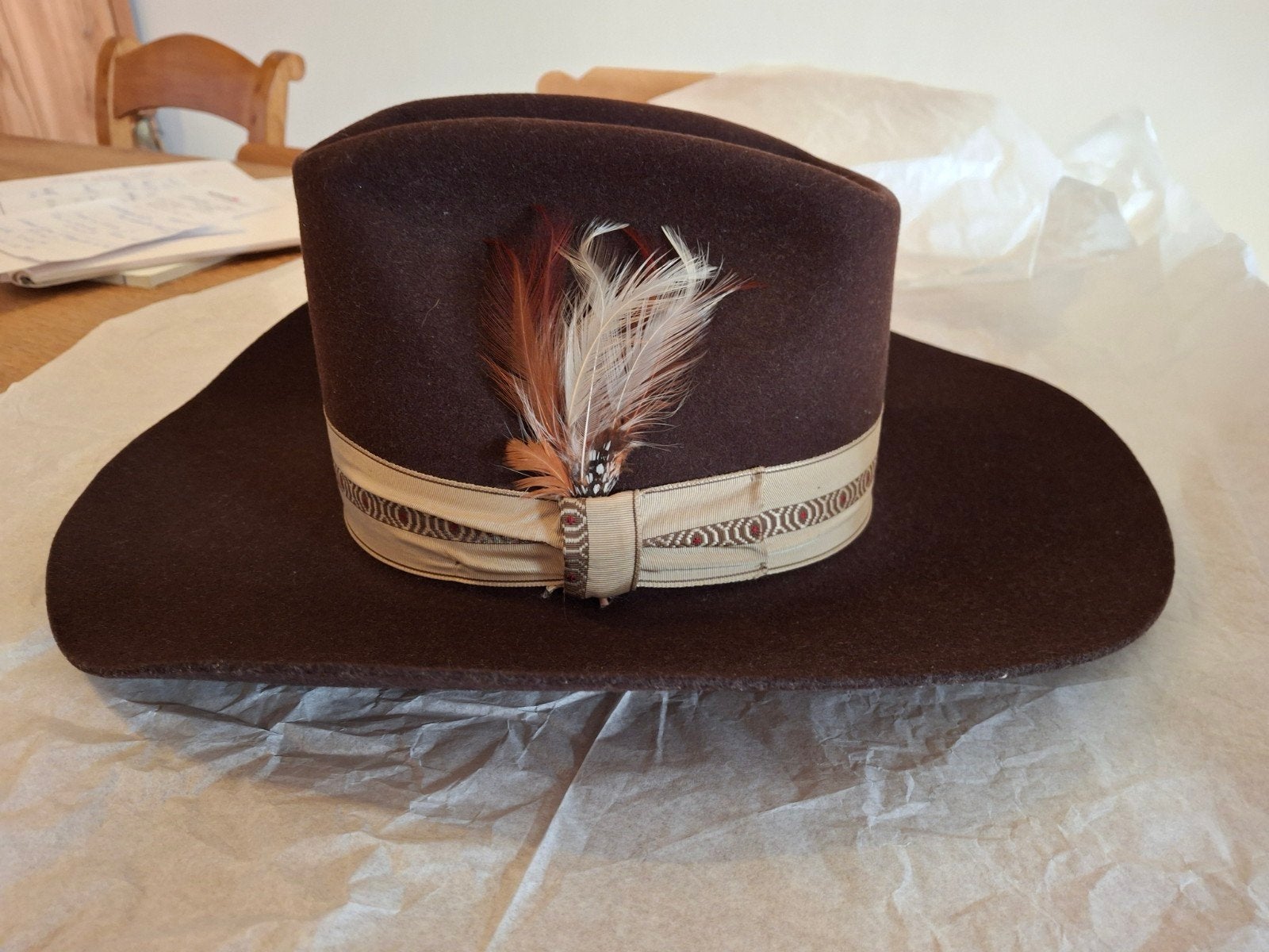 Chapeaux hommes Ranch western Wear, Ranch Western Wear, Enlèvement, 58 ou 59 cm (L, 7¼ ou ⅜ pouces), Chapeau