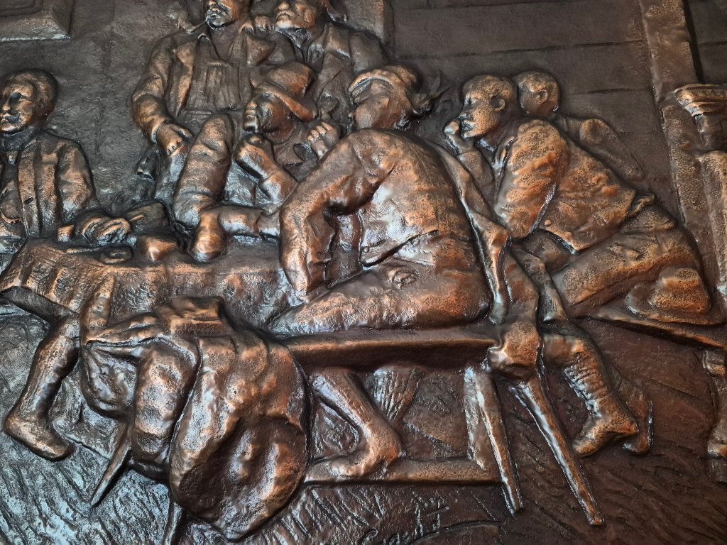 Koperen handgemaakte kader, Antiek en Kunst, Ophalen, Koper