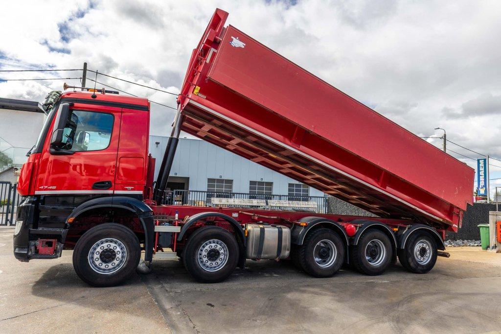 Mercedes-Benz AROCS 4745 L -10X4 - 28 m3(4 pieces), Auto's, Automaat, Achterwielaandrijving, Euro 6, Mercedes-Benz