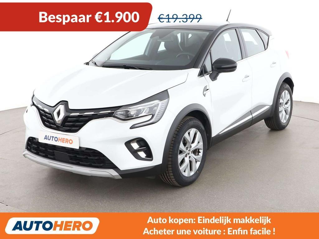 Renault Captur 1.3 TCe Intens (bj 2022, automaat), Auto's, Renault, Gebruikt, Wit, 5 zetels, 5 deurs