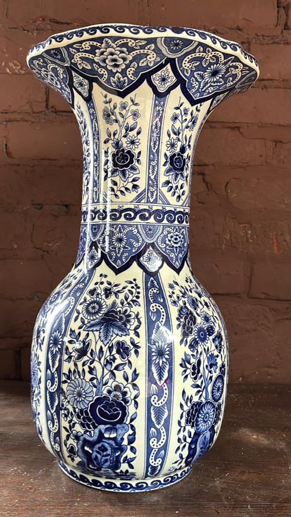 Boch vaas in Delfts blauw, Antiek en Kunst, Ophalen