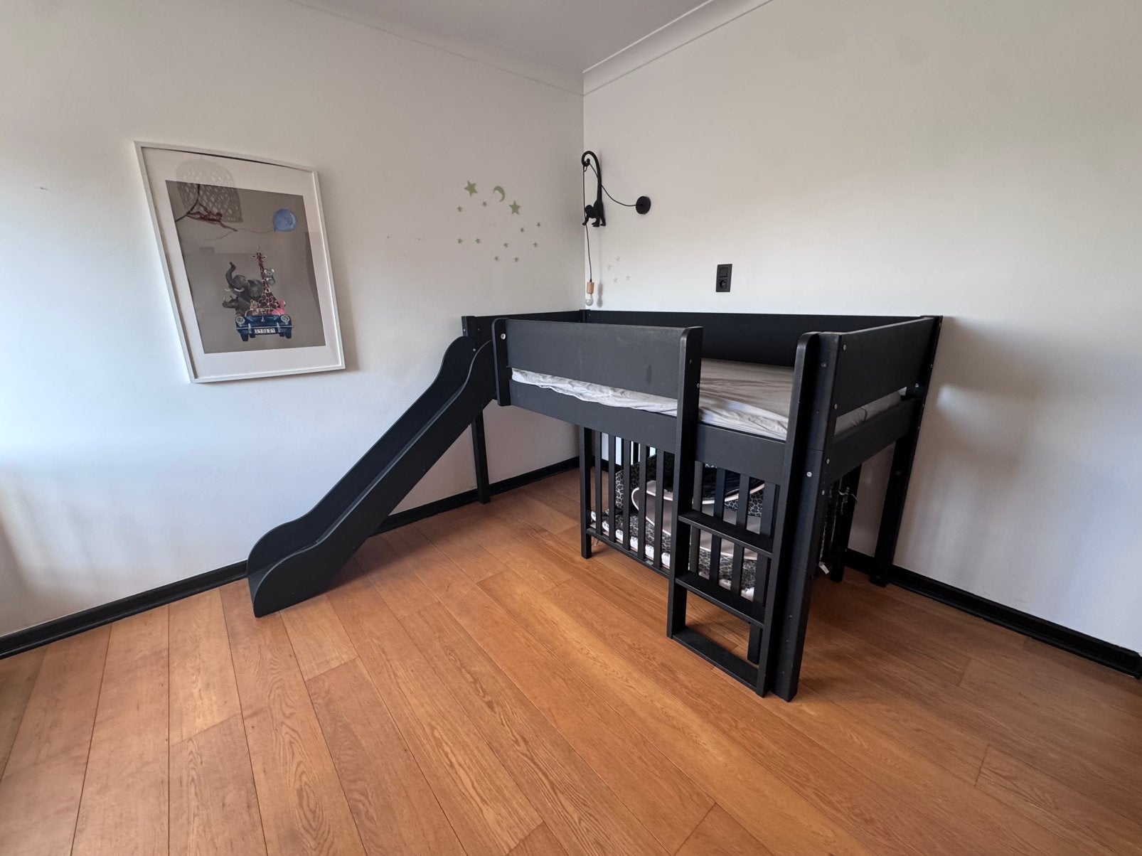 Hoogslaper met glijbaan, 90 cm, Une personne, Enlèvement, Utilisé