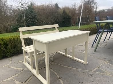 Pupitre enfant bois plein, Enlèvement, Utilisé, Table(s) et Chaise(s)