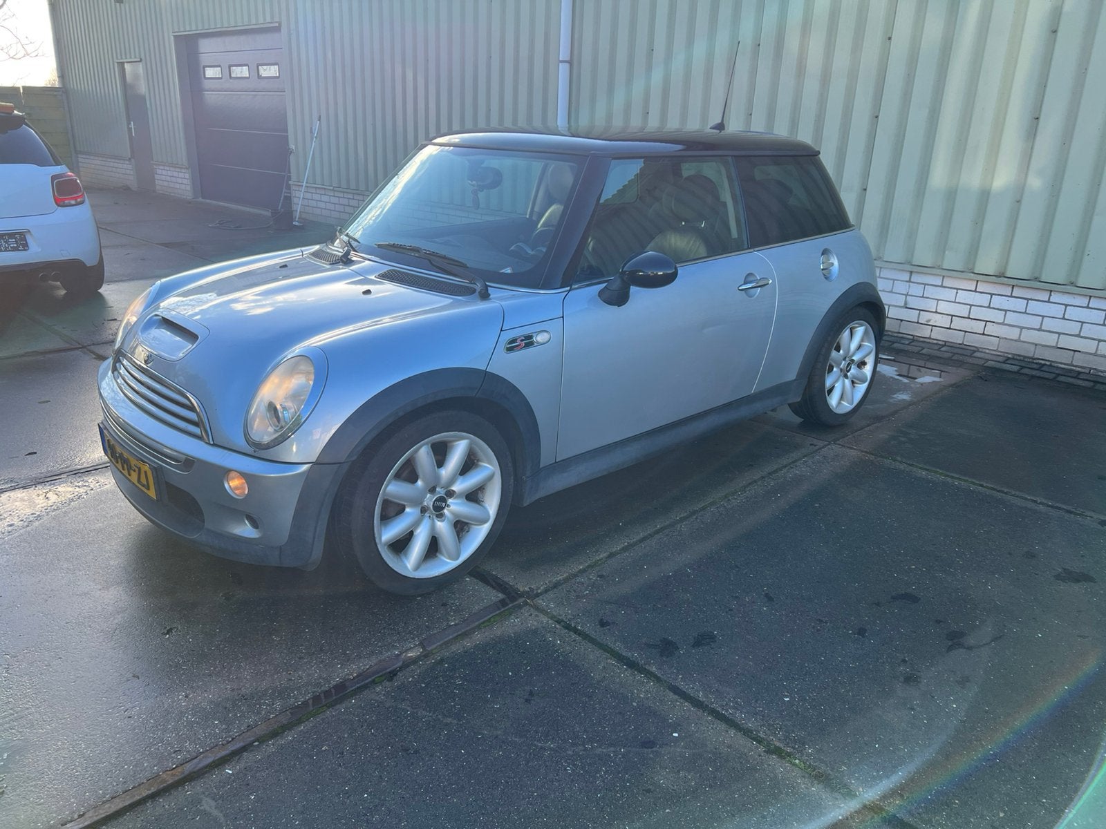 Mini Cooper S 170PK R53 2004 Airco Leer Panoramadak, Auto's, Mini, Bedrijf, Cruise Control, Cooper S, Te koop