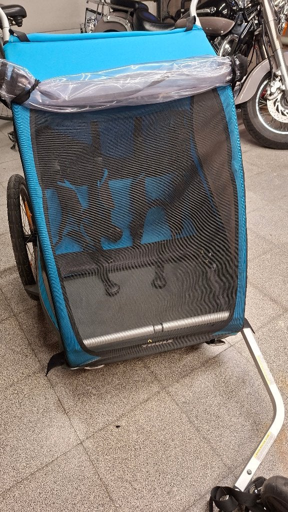 Thule coaster XT fietskar voor 2 kindjes, Fietsen en Brommers, Fietsaccessoires | Aanhangwagens en Karren, Ophalen, 20 tot 40 kg