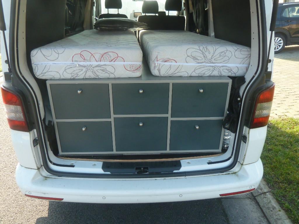 Uit neembare ombouw camper set T5, Caravans en Kamperen, Mobilhomes, Particulier, Tot en met 2, Buscamper of Camperbus